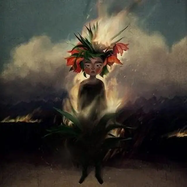 Кыргызстандык сүрөтчү Татьяна Зеленскаянын Баткендеги чек арадагы окуяларга арналып тартылган иллюстрациялык сүрөтү