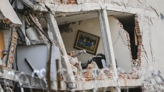 मेक्सिको में भूकंप के बाद की तस्वीरें