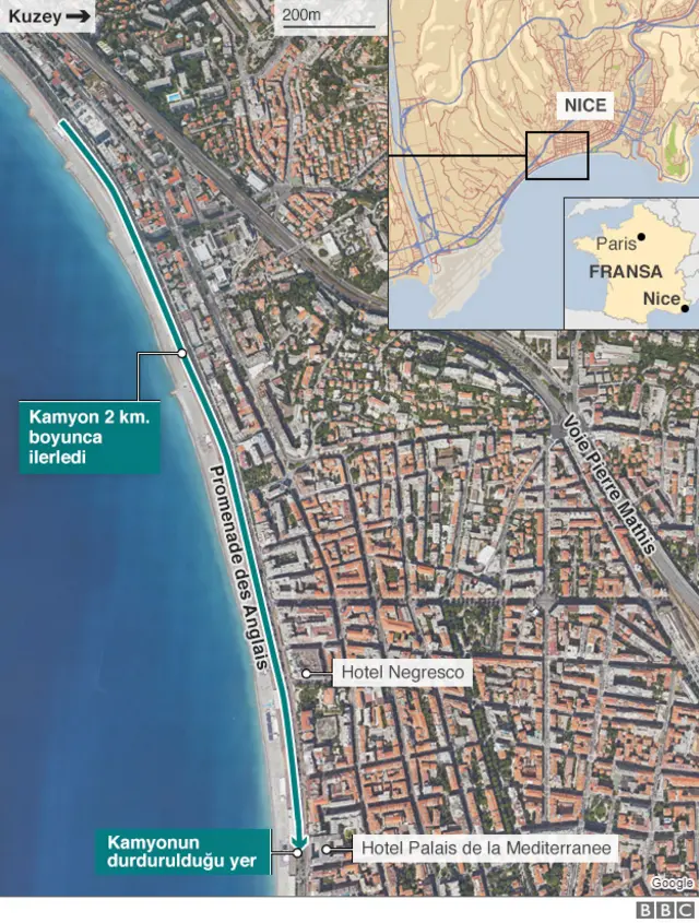 Saldırının yapıldığı bölge