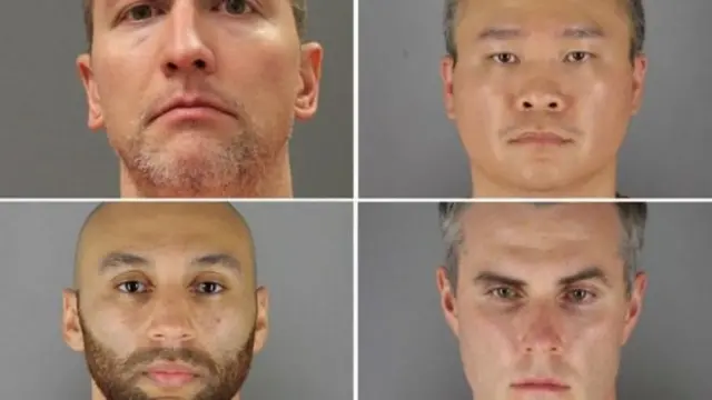 Derek Chauvin, Tou Thao, Thomas Lane na Alexander Kueng
