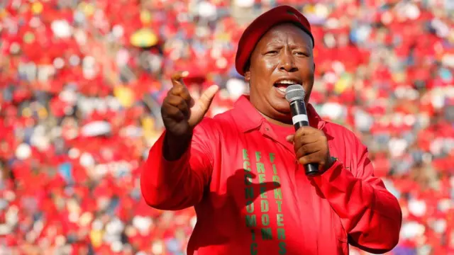 Julius Malema reconduit à la tête de son parti EFF