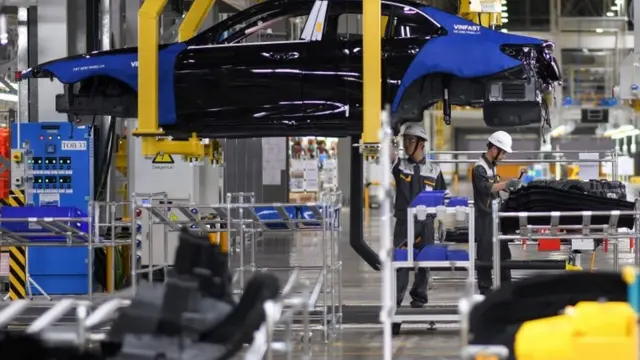 Nhà máy sản xuất ô tô VinFast có công suất thiết kế giai đoạn 1 là 250.000 xe/năm
