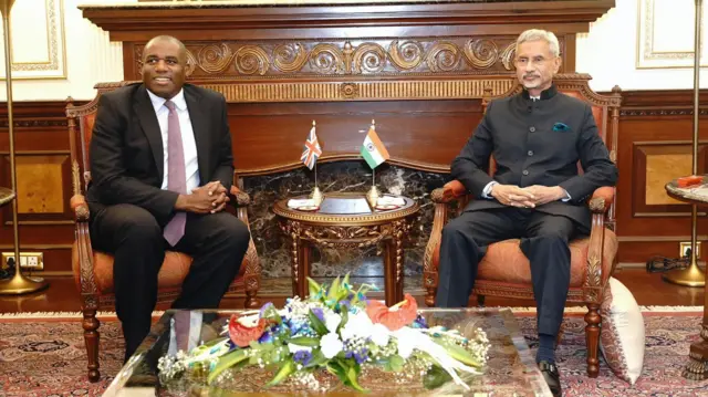 भारत और ब्रिटेन के विदेश मंत्री