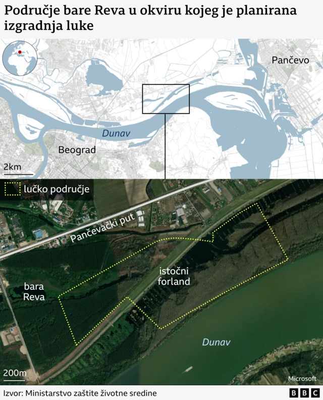 bara reva i planirano lučko područje