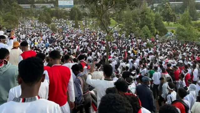 ኣከባብራ በዓል ኢሬቻ ኣብ ኣዲስ ኣበባ ብስእሊ