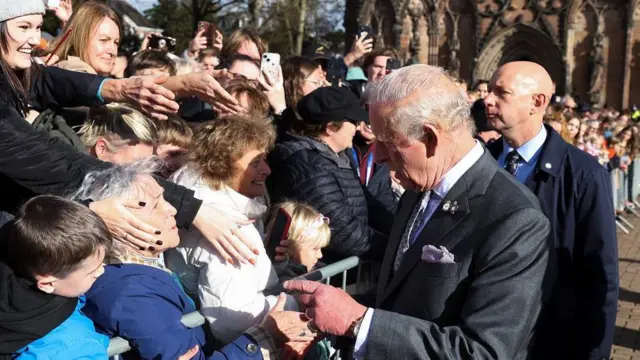 Карл III в городе Личфилд 27 октября 2025