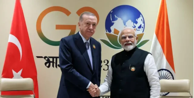 எர்துவான் மற்றும் பிரதமர் மோதி
