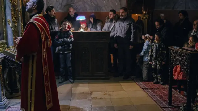 Služba u Crkvi Svetog Petra i Pavla