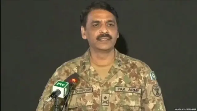 पाकिस्तानी लष्कराचे प्रवक्ते मेजर जनरल आसिफ गफूर