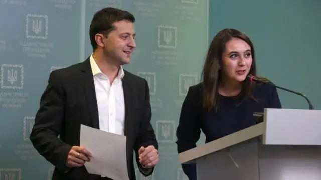 Володимир Зеленський і Юлія Мендель