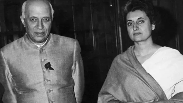 इंदिरा गांधी- जवाहर लाल नेहरू
