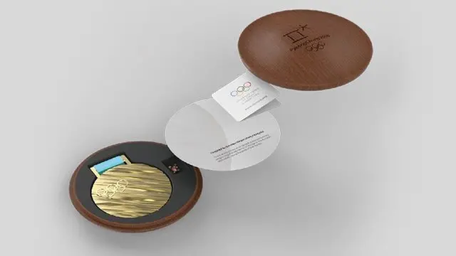 La caja en la que se guardan las medallas rememora las casas tradicionales de Corea, llamadas hanok. (Foto: PyeongChang 2018)