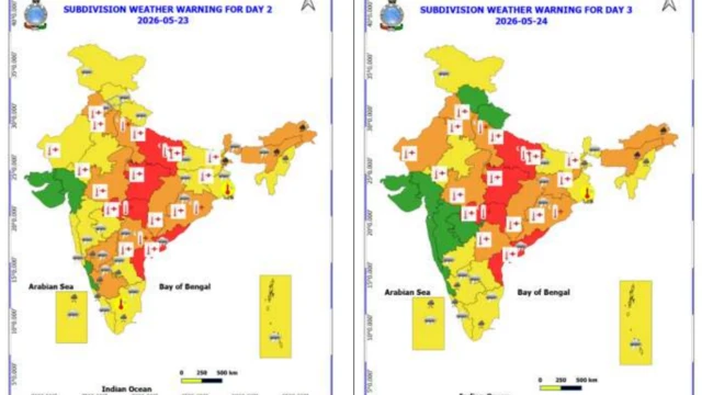 मौसम विभाग के अनुसार अगले कुछ दिनों तक देश के बहुत से हिस्सों में लू चलने की संभावना है