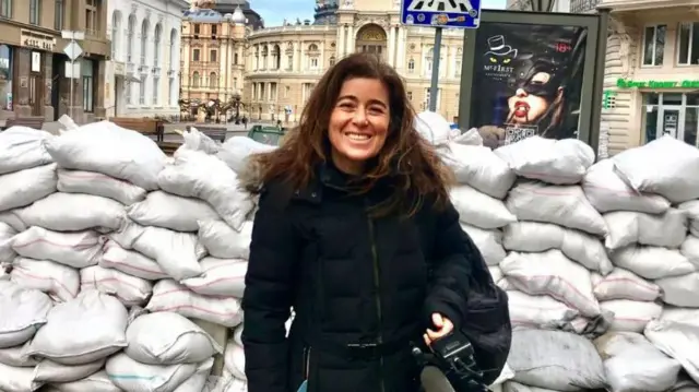 Catalina Gómez en Ucrania
