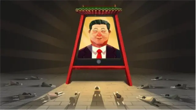 Warbaahinta badankeed waxay qoraan amaanta Mr Xi