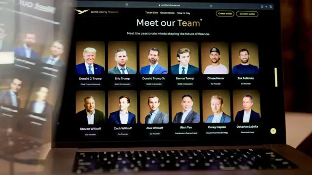 World Liberty Financial'дын сайты.