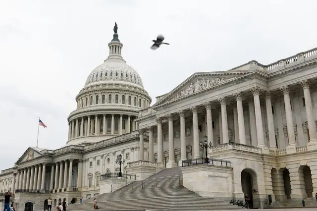 ক্যাপিটল বিল্ডিং যেখানে যুক্তরাষ্ট্রের কংগ্রেস অবস্থিত