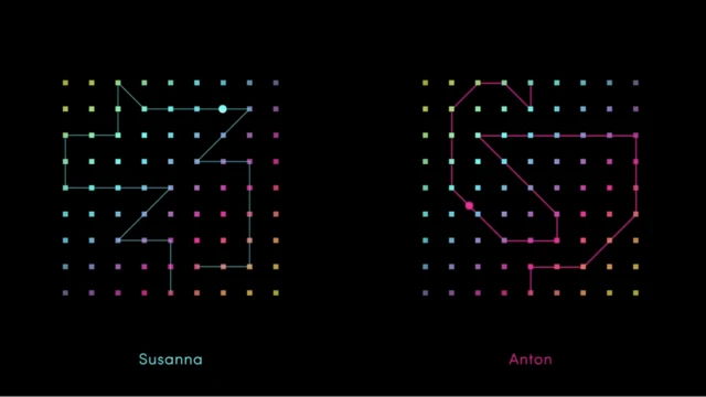 Sana Labs, визуализация путей персонализированного обучения на основе нейросетей.