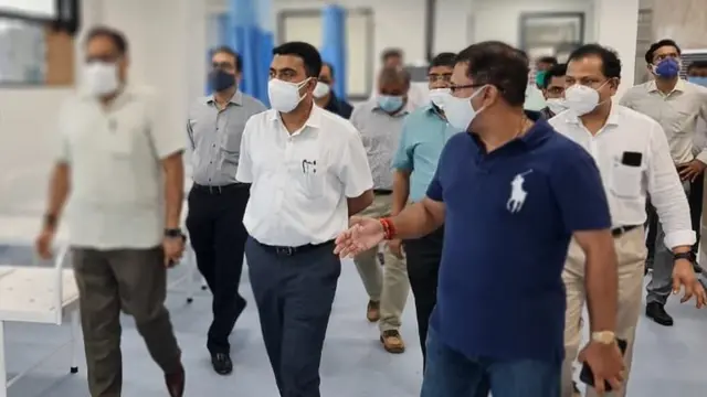 विश्वजीत राणे आणि प्रमोद सावंत