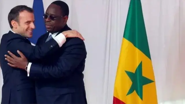 Les présidents français et sénégalais