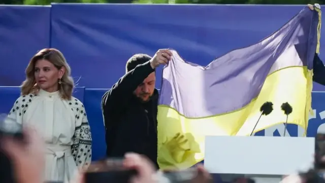 Ukraina prezidenti va rafiqasi