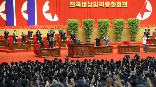 2022년 8월 10일 북한 평양에서 개최된 전국비상방역총화회의