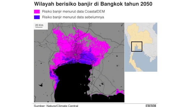 Proyeksi data CoastalDEM