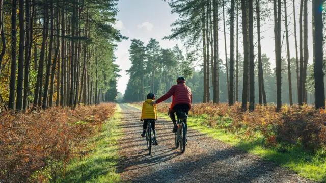 Cycling can be started from a very young age