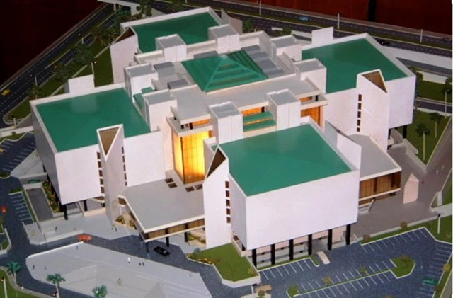 Model of the ongoing National Library Building project