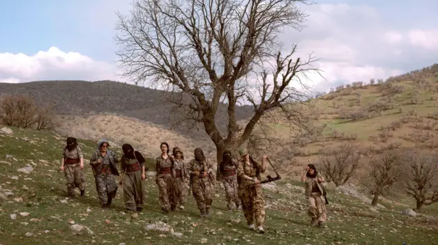 మహిళా ఫైటర్లు కుర్దిస్తాన్