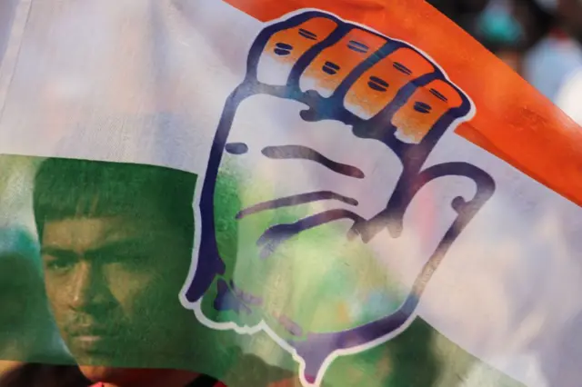 কংগ্রেসের দলীয় পতাকা- প্রতীকী ছবি