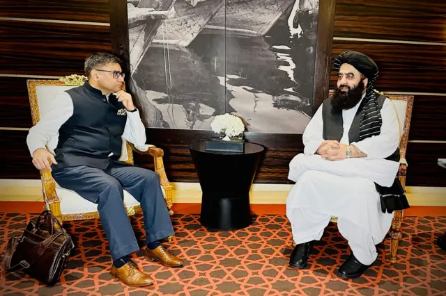  د طالبانو حکومت او هندي چارواکو تر ټولو د لوړې کچې لیدنه 