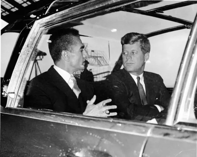 محمدرضاه شاه پهلوی و جان‌ اف کندی