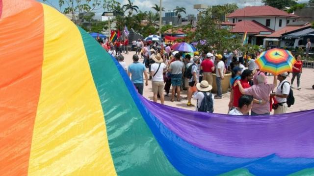 Manifestación de la comunidad gay en Costa Rica