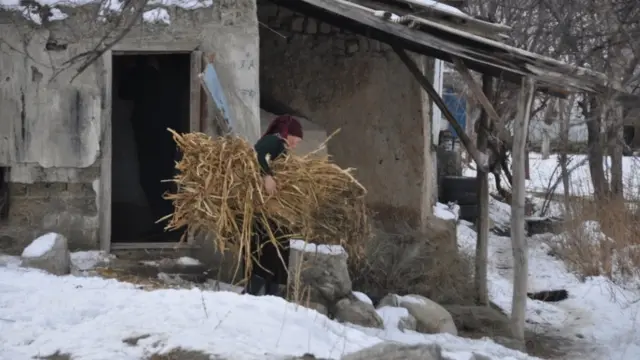 Чек арада кыргыздар менен тажиктер аралаш жашап, үйлөр кыйма-чийме салына берген.