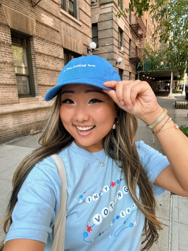 آیرین کیم یکی از بنیان‌گذاران گروه «هواداران سوییفت برای کامالا» است