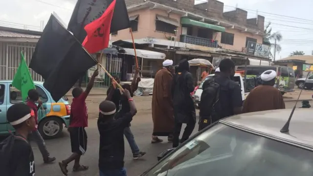 Cikin wadanda suka fito tattakin har da jagororin kungiyar