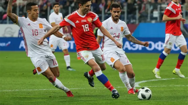 Товарищеский матч Россия - Испания, 14 ноября 2017 года