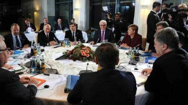 Учасники берлінського саміту, жовтень 2016