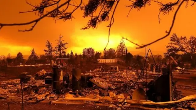 आग का असर