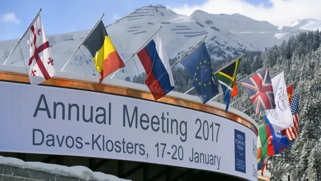 World Economic Forum, on January 16, 2017 in Davos.