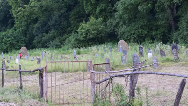 Кладбище на краю села Биркиани