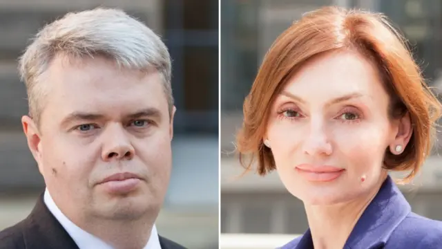 Заступники голови НБУ Дмитро Сологуб і Катерина Рожкова - фігурнати "Гончарукгейту"