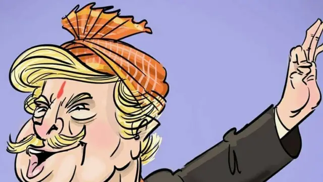 डोनाल्ड ट्रंपचा मराठी अवतार