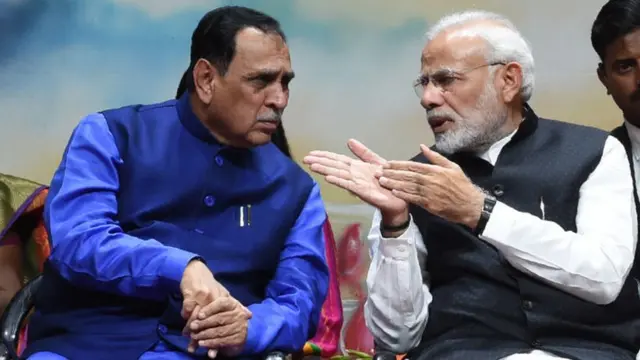 વિજય રૂપાણી અને નરેન્દ્ર મોદી