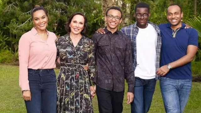 የአሊ ቦንጎ ባለቤትና ልጆቻቸው