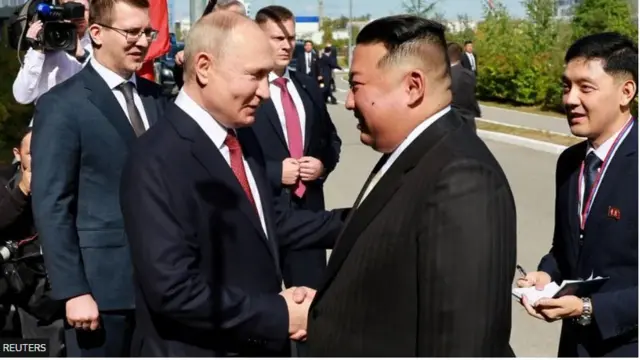 पुतिन आणि किम