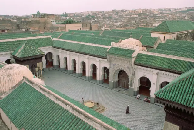 د مراکش فاس ښار کې القرویین جومات 