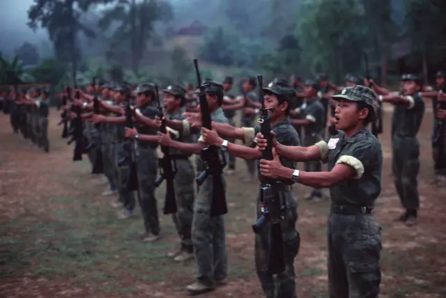 မာရသွန်ပြည်တွင်းစစ်ထဲက ကေအန်ယူတပ်သားများ