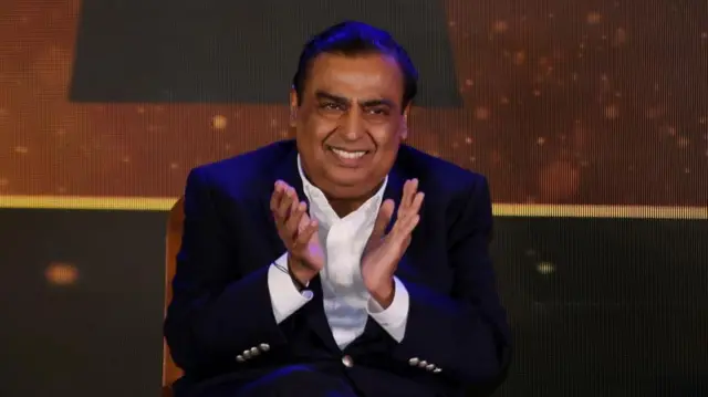 Mukesh Ambani, presidente y director general de Reliance Industries